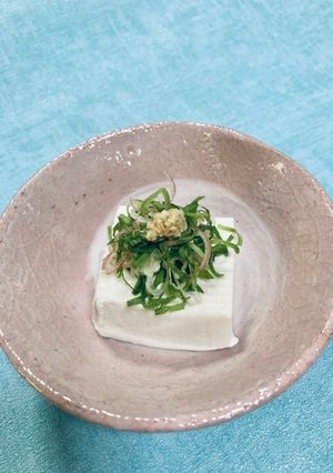 日本酒と一緒に！香味野菜たっぷり薬味冷奴-レシピのメイン写真