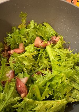 わさび菜とホタルイカのマリネ🦑-レシピのメイン写真