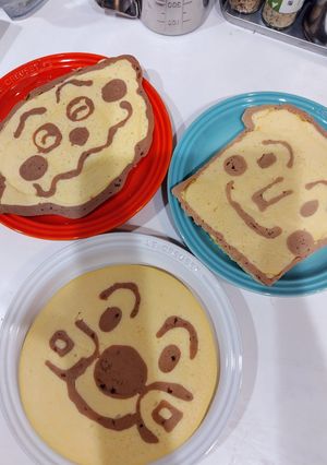 おえかきパンケーキ-レシピのメイン写真