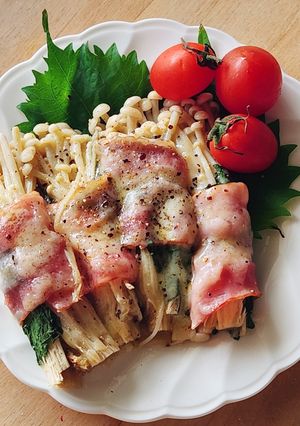 ザクザクえのきベーコン☆お弁当☆簡単副菜-レシピのメイン写真