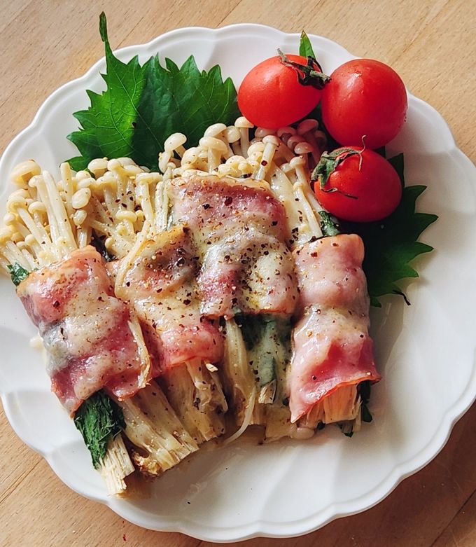 ザクザクえのきベーコン☆お弁当☆簡単副菜 by マダム・フィーカ