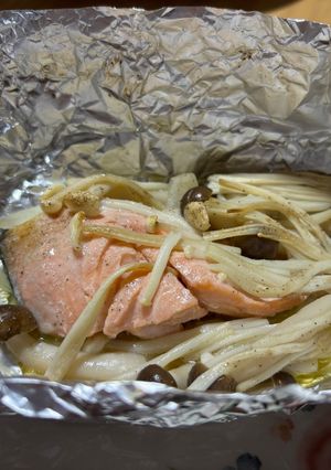 秋鮭のホイル焼き-レシピのメイン写真