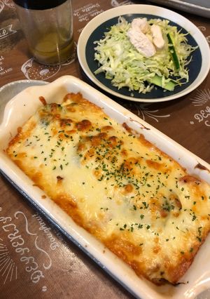 簡単 大エビとキノコのドリア クリスマス-レシピのメイン写真