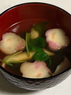 乾シイタケ合わせだし すまし汁-レシピのメイン写真
