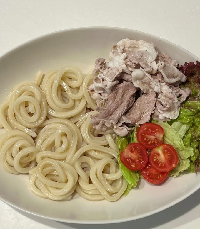 冷しゃぶサラダうどん-レシピのメイン写真