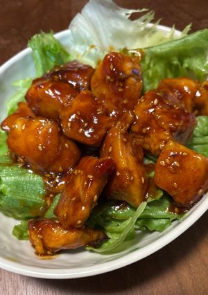 簡単味付け！甘辛ヤンニョムチキン-レシピのメイン写真