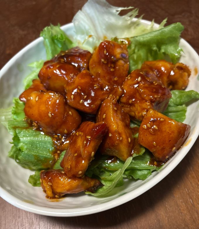 簡単味付け！甘辛ヤンニョムチキン by TKクッキング 【クックパッド