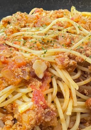 濃厚ミートソースをヘルシーに☆-レシピのメイン写真