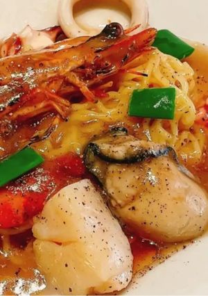 海鮮餡かけ焼きそば-レシピのメイン写真