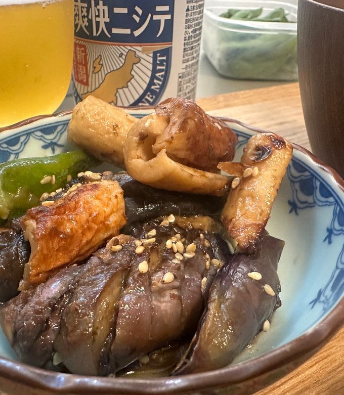 茄子とピーマンの焼き浸し-レシピのメイン写真