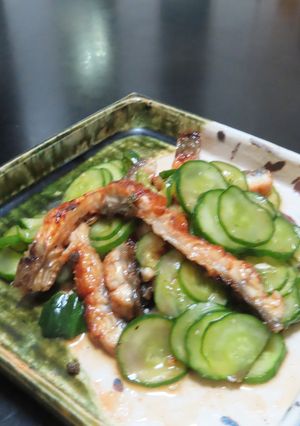 爽やかなうざく鰻蒲焼とキュウリの甘酢和え-レシピのメイン写真
