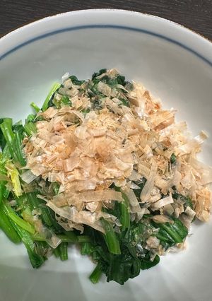 料亭レシピのほうれん草のおひたし-レシピのメイン写真