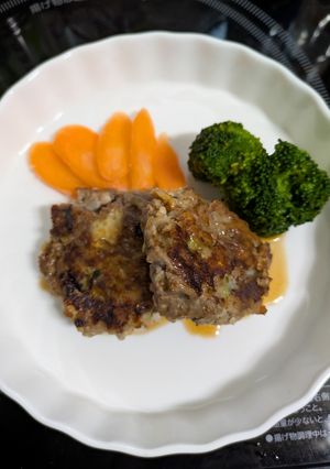 豆腐ハンバーグ・ダイエット編・油不使用！-レシピのメイン写真