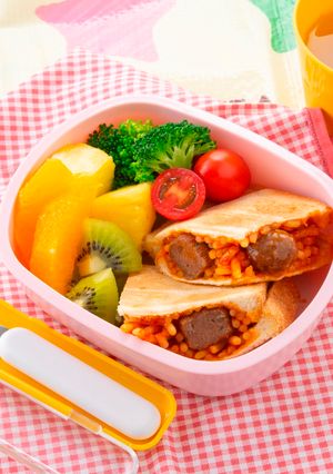 ミートボールでホットサンド-レシピのメイン写真