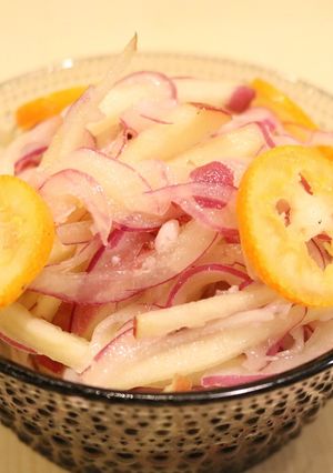 紫玉ねぎ&りんごのレモン麹サラダ🍋-レシピのメイン写真