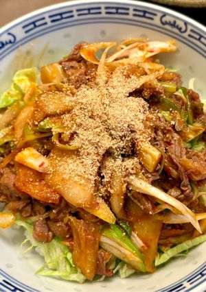 シャキシャキねぎのキムチ焼肉丼-レシピのメイン写真