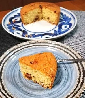 ドライフルーツ米粉パウンドケーキを丸型で-レシピのメイン写真