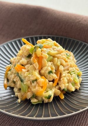 【保育園給食レシピ】スタミナ納豆-レシピのメイン写真