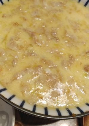 中華風豚肉ネギの丼サイズ茶碗蒸し-レシピのメイン写真