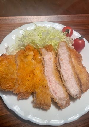 厚切りとんかつの揚げ方-レシピのメイン写真