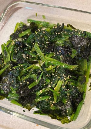 海苔ほうれん草-レシピのメイン写真