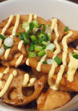 鶏とレンコンの照り焼きマヨ-レシピのメイン写真