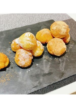 ホケミで！さつまいもと豆腐のサーターアンダギー風-レシピのメイン写真