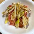 トマトと長ネギのさっぱり胡麻和え