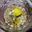 そうめんアレンジ レモンとオリーブオイル
