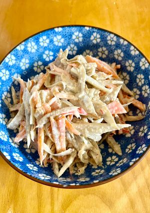 レンジで簡単ごぼうサラダ♪-レシピのメイン写真