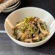 出汁入り味噌で、ナスとピーマンの味噌炒め