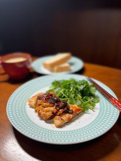 砂糖でモミモミ柔らか鶏胸肉の生姜焼き-レシピのメイン写真