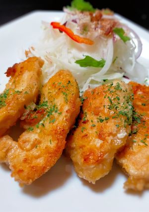 鶏むね肉のガーリックマヨチキン-レシピのメイン写真