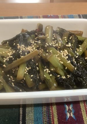 野沢菜の油炒め-レシピのメイン写真
