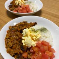 รูปของ スパイシー&ヘルシー♪茄子のキーマカレー