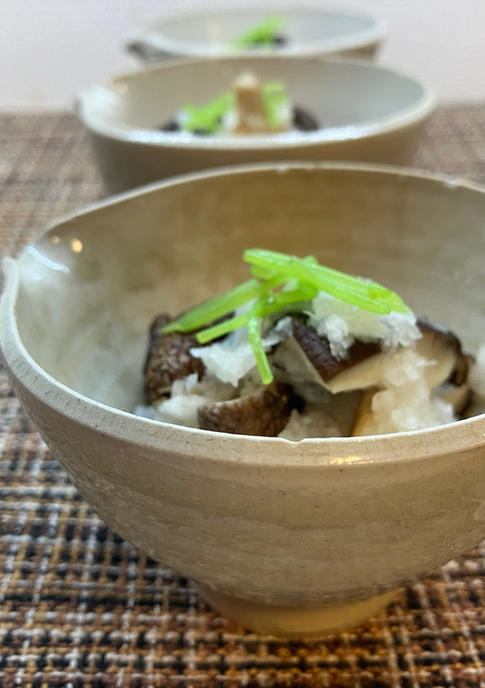 秋！焼き椎茸のおろし和え-レシピのメイン写真