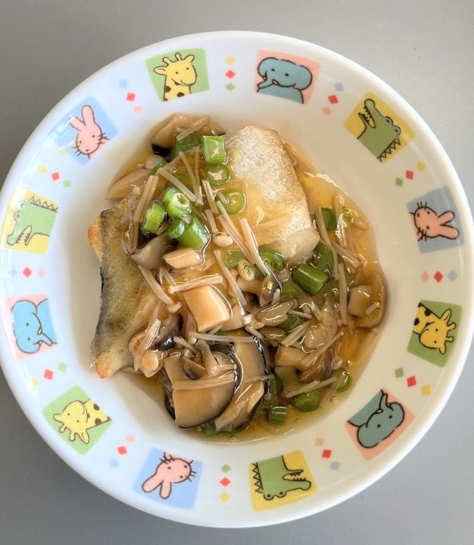 【保育所給食】たらのきのこあん-レシピのメイン写真