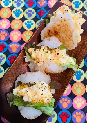 パンに魂売った焼きおにぎり②たまごの乱-レシピのメイン写真