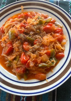 プチトマトのトマトパスタ-レシピのメイン写真