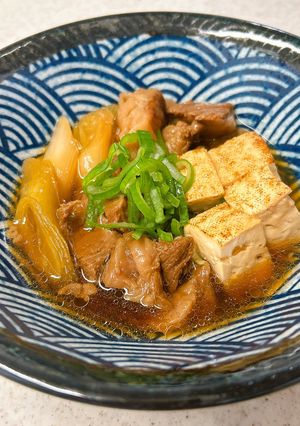 焼き豆腐で♪牛すじ豆腐-レシピのメイン写真