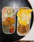 レンジ簡単洋風スンドゥブオムライス弁当