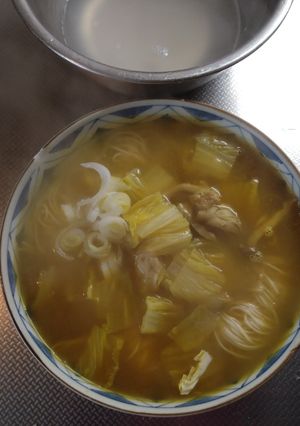 カレーを作った翌日にいただくにゅう麺-レシピのメイン写真