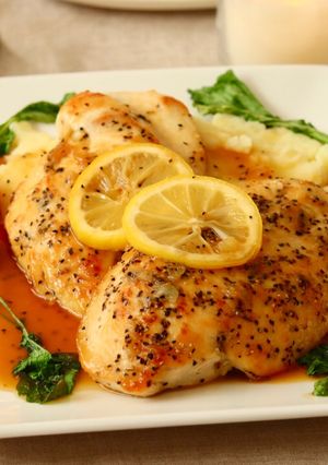 鶏むね1枚でビストロ級！ペッパーレモン-レシピのメイン写真