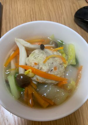 白菜しめじと肉団子-レシピのメイン写真
