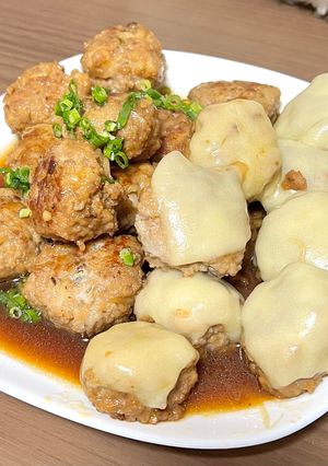 豚肉のチーズと大葉の甘辛つくね-レシピのメイン写真