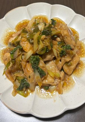 鶏もも肉の柚子胡椒炒め-レシピのメイン写真