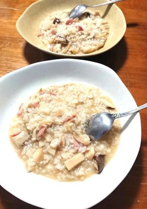残りご飯でリゾット-レシピのメイン写真