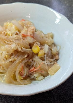 白菜消費♡春雨とツナの中華サラダ-レシピのメイン写真