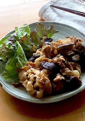 簡単＊豚肉と茄子のおかか炒め-レシピのメイン写真