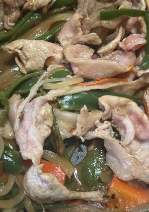 ガリバタ豚醤油炒め-レシピのメイン写真